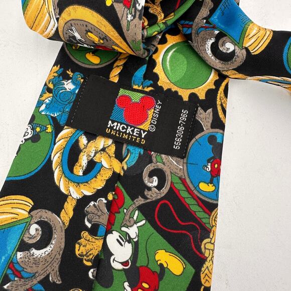 Disney Mickey Unlimited Clock Silk Tie - Picture 6 of 7
